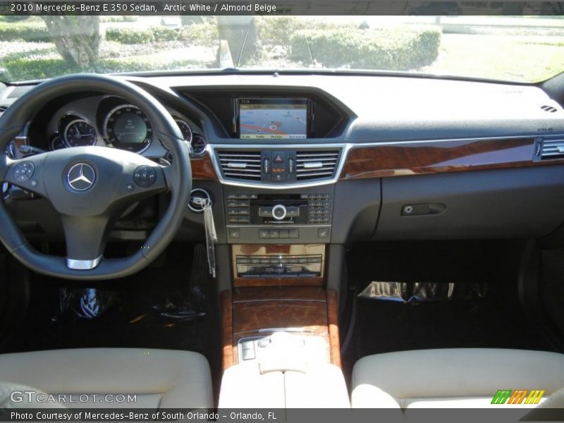 Arctic White / Almond Beige 2010 Mercedes-Benz E 350 Sedan