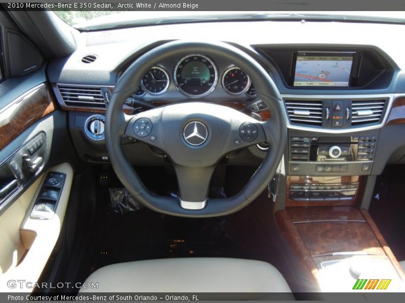 Arctic White / Almond Beige 2010 Mercedes-Benz E 350 Sedan
