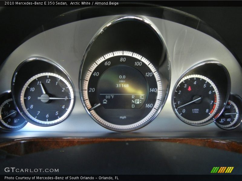Arctic White / Almond Beige 2010 Mercedes-Benz E 350 Sedan