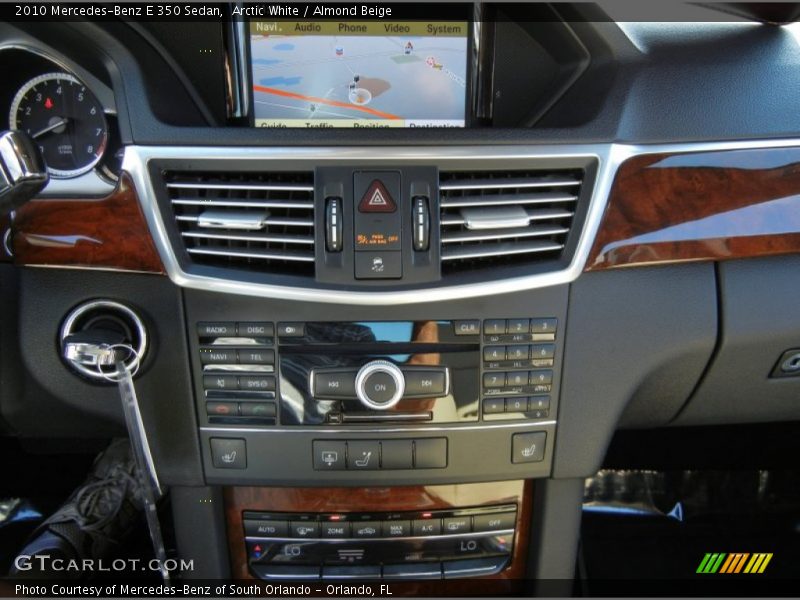 Arctic White / Almond Beige 2010 Mercedes-Benz E 350 Sedan