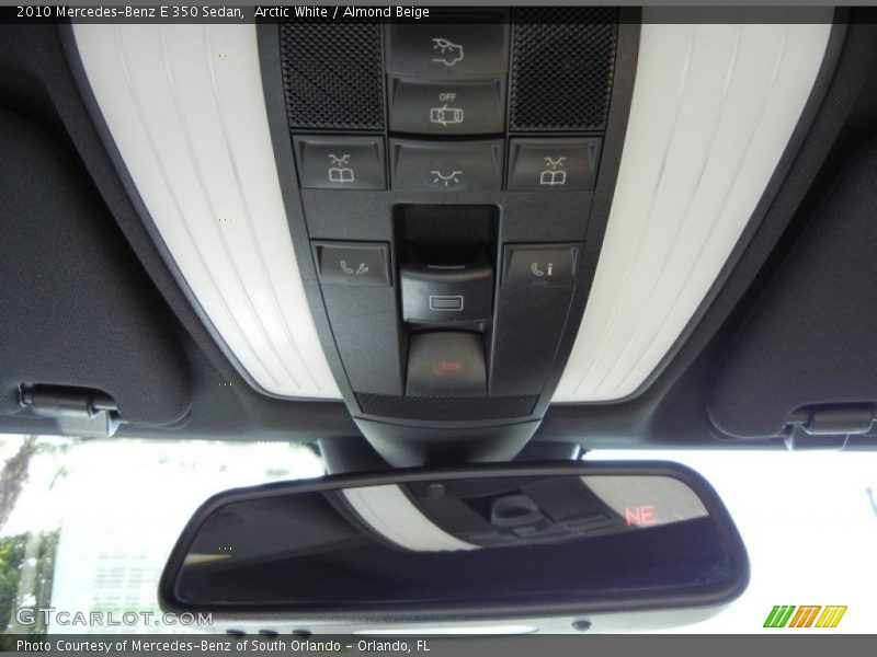 Arctic White / Almond Beige 2010 Mercedes-Benz E 350 Sedan