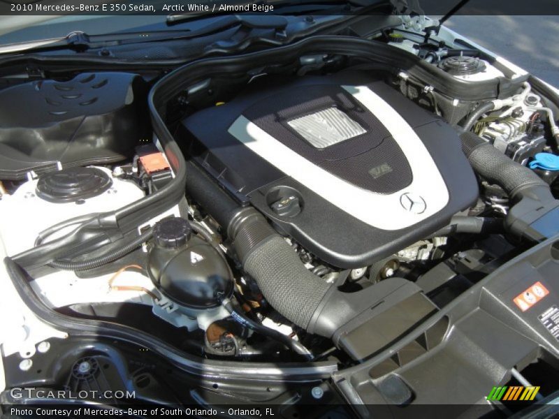 Arctic White / Almond Beige 2010 Mercedes-Benz E 350 Sedan