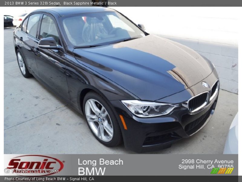 Black Sapphire Metallic / Black 2013 BMW 3 Series 328i Sedan