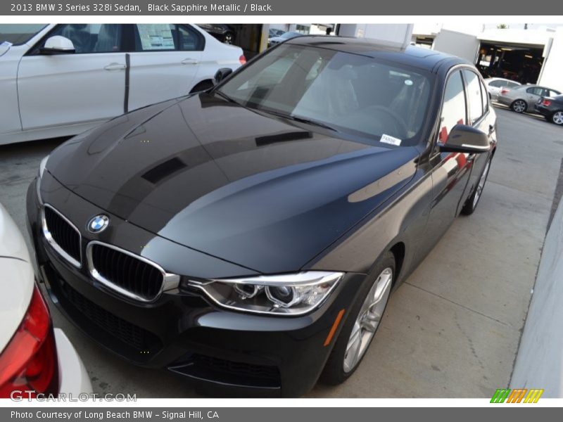 Black Sapphire Metallic / Black 2013 BMW 3 Series 328i Sedan