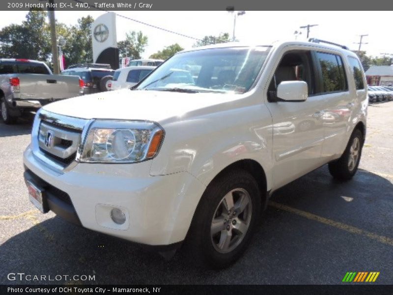 Taffeta White / Gray 2009 Honda Pilot EX-L 4WD