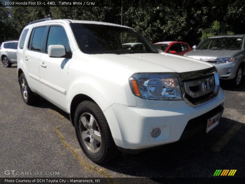 Taffeta White / Gray 2009 Honda Pilot EX-L 4WD