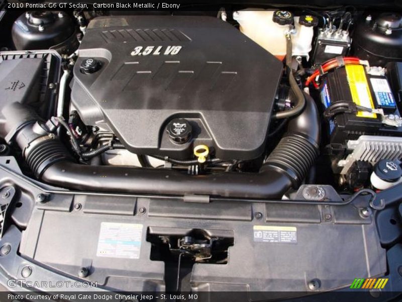 Carbon Black Metallic / Ebony 2010 Pontiac G6 GT Sedan