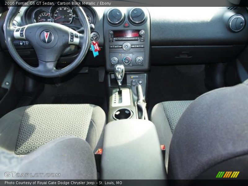 Carbon Black Metallic / Ebony 2010 Pontiac G6 GT Sedan