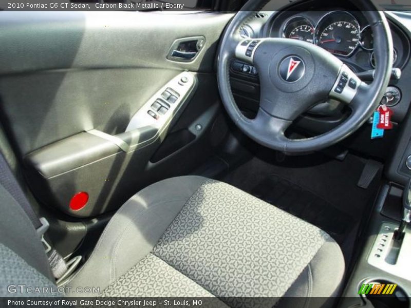 Carbon Black Metallic / Ebony 2010 Pontiac G6 GT Sedan