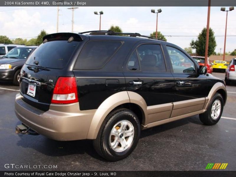 Ebony Black / Beige 2004 Kia Sorento EX 4WD