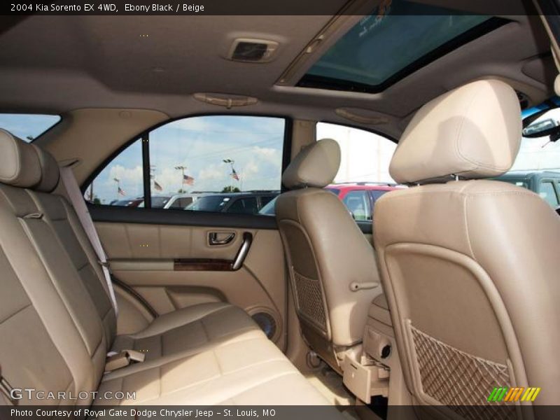 Ebony Black / Beige 2004 Kia Sorento EX 4WD