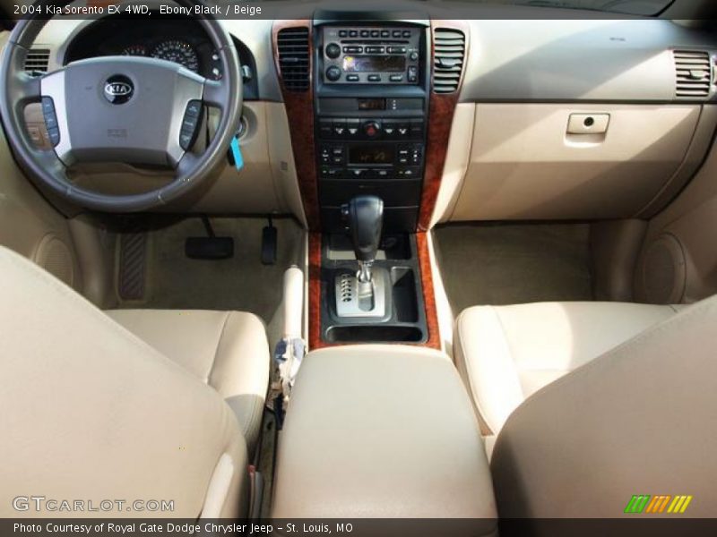 Ebony Black / Beige 2004 Kia Sorento EX 4WD