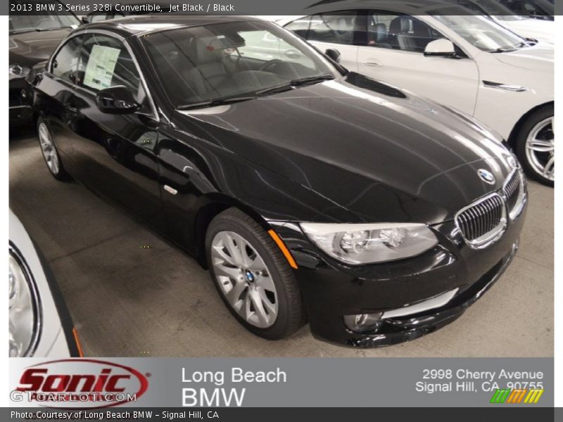 Jet Black / Black 2013 BMW 3 Series 328i Convertible