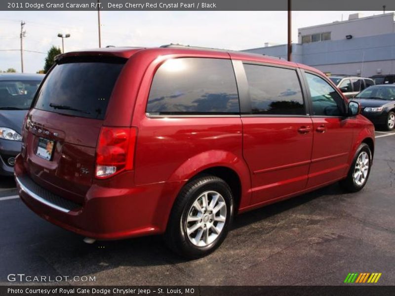 Deep Cherry Red Crystal Pearl / Black 2011 Dodge Grand Caravan R/T