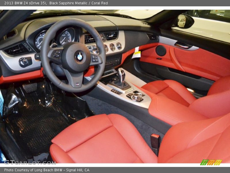 Coral Red Interior - 2013 Z4 sDrive 35i 