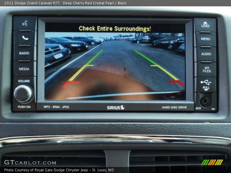 Deep Cherry Red Crystal Pearl / Black 2011 Dodge Grand Caravan R/T