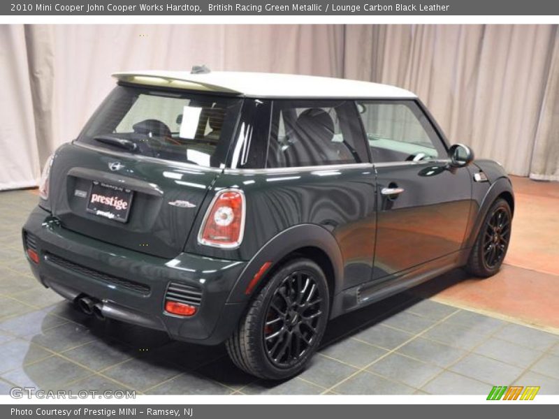 British Racing Green Metallic / Lounge Carbon Black Leather 2010 Mini Cooper John Cooper Works Hardtop