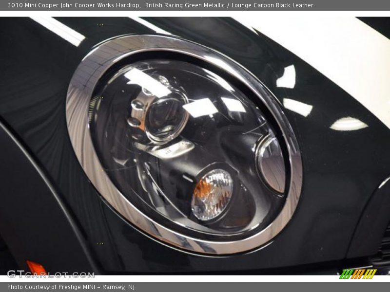 British Racing Green Metallic / Lounge Carbon Black Leather 2010 Mini Cooper John Cooper Works Hardtop