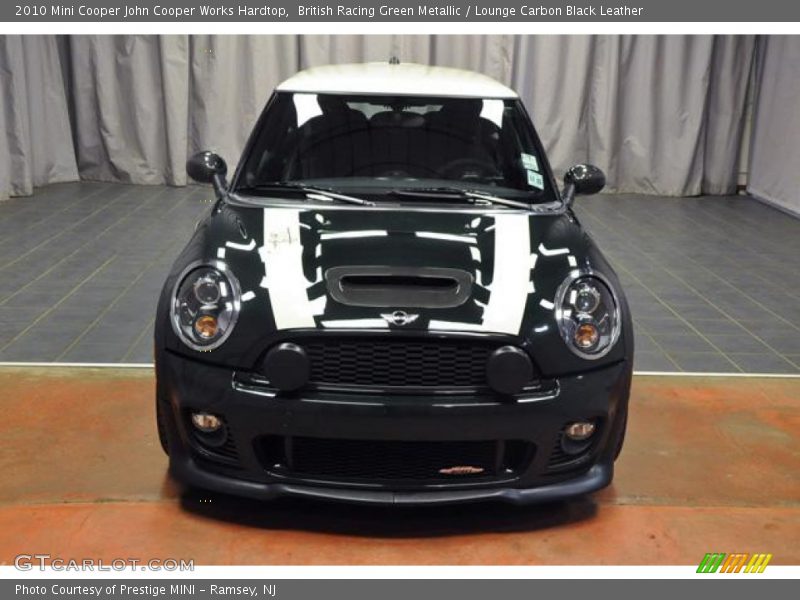 British Racing Green Metallic / Lounge Carbon Black Leather 2010 Mini Cooper John Cooper Works Hardtop