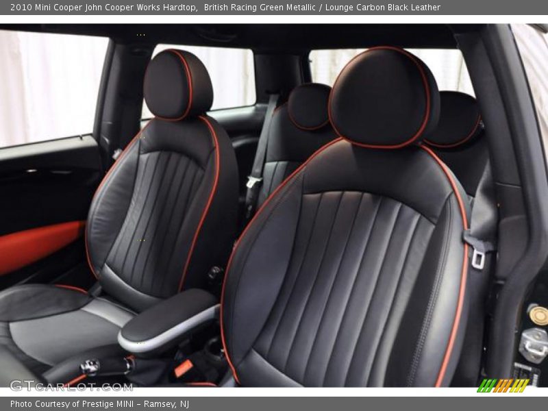  2010 Cooper John Cooper Works Hardtop Lounge Carbon Black Leather Interior