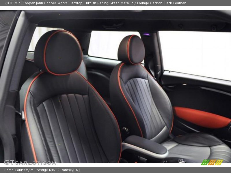 British Racing Green Metallic / Lounge Carbon Black Leather 2010 Mini Cooper John Cooper Works Hardtop