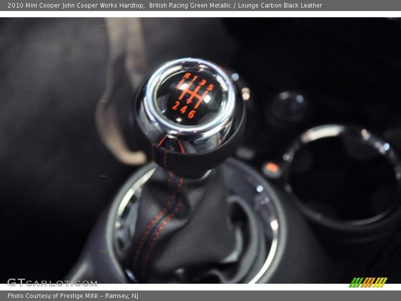 British Racing Green Metallic / Lounge Carbon Black Leather 2010 Mini Cooper John Cooper Works Hardtop