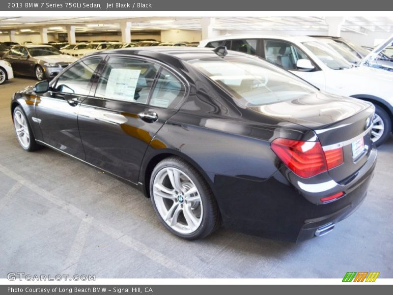 Jet Black / Black 2013 BMW 7 Series 750Li Sedan