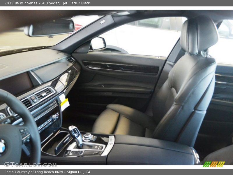 Jet Black / Black 2013 BMW 7 Series 750Li Sedan