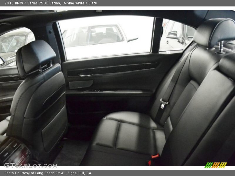 Alpine White / Black 2013 BMW 7 Series 750Li Sedan