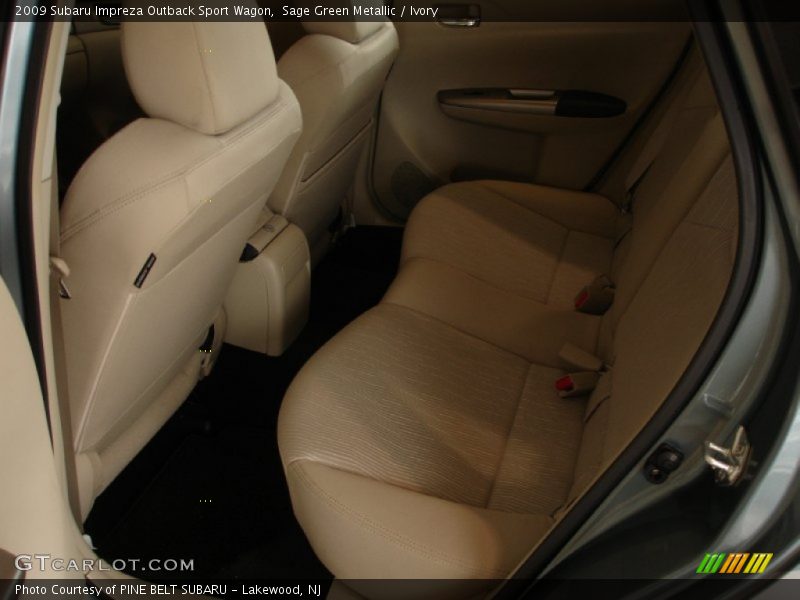 Sage Green Metallic / Ivory 2009 Subaru Impreza Outback Sport Wagon
