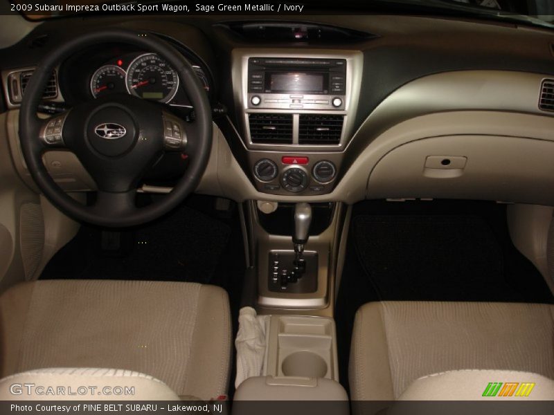 Sage Green Metallic / Ivory 2009 Subaru Impreza Outback Sport Wagon
