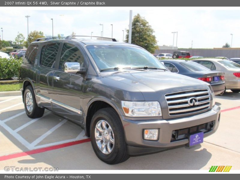 Silver Graphite / Graphite Black 2007 Infiniti QX 56 4WD