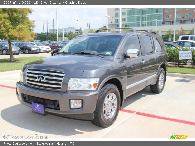 Silver Graphite / Graphite Black 2007 Infiniti QX 56 4WD