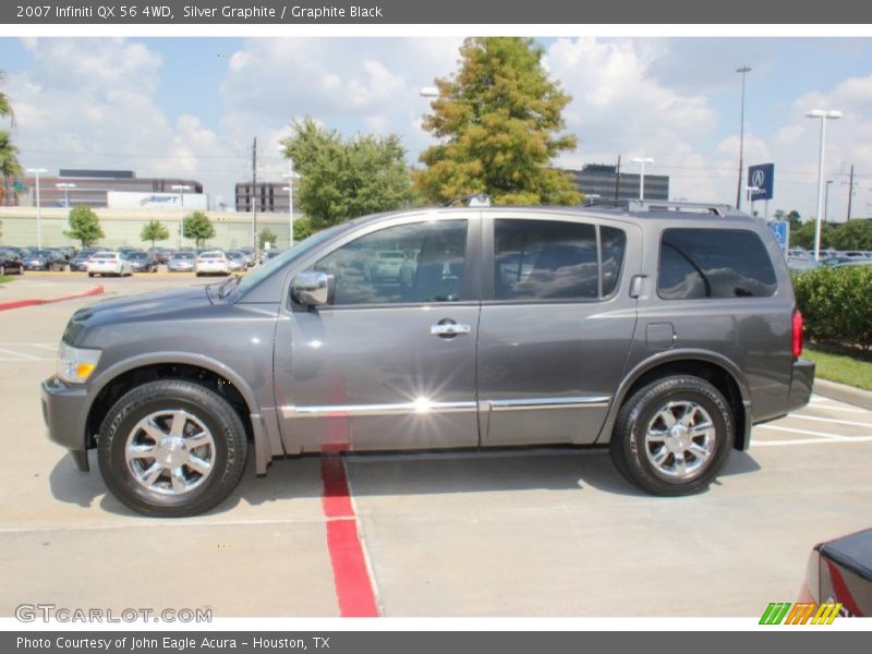 Silver Graphite / Graphite Black 2007 Infiniti QX 56 4WD