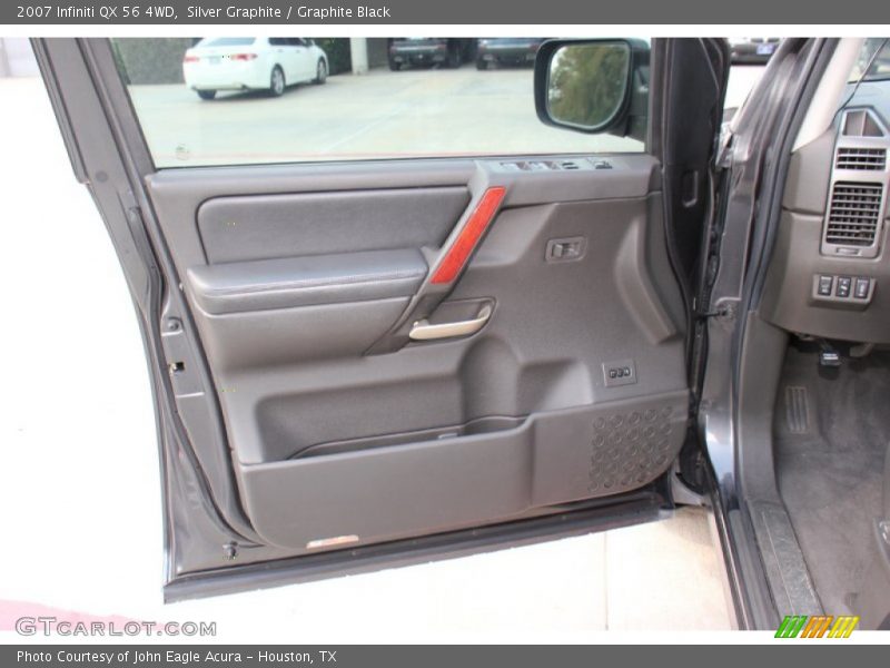 Silver Graphite / Graphite Black 2007 Infiniti QX 56 4WD