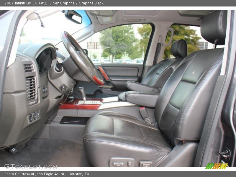 Silver Graphite / Graphite Black 2007 Infiniti QX 56 4WD