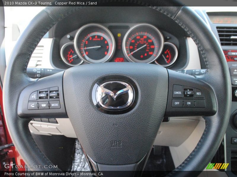 Copper Red Mica / Sand 2010 Mazda CX-9 Touring