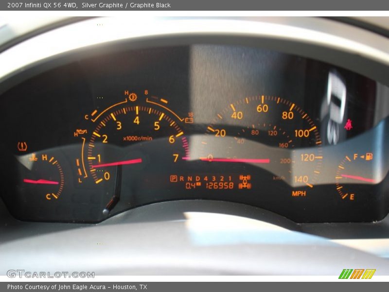 Silver Graphite / Graphite Black 2007 Infiniti QX 56 4WD