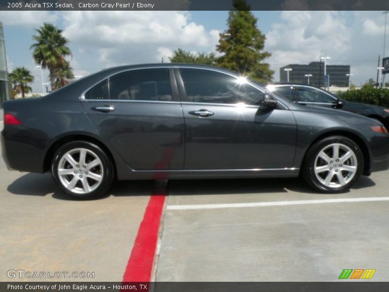 Carbon Gray Pearl / Ebony 2005 Acura TSX Sedan