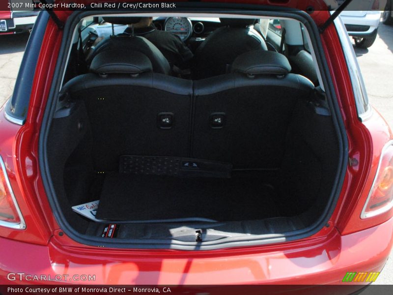 Chili Red / Grey/Carbon Black 2007 Mini Cooper Hardtop