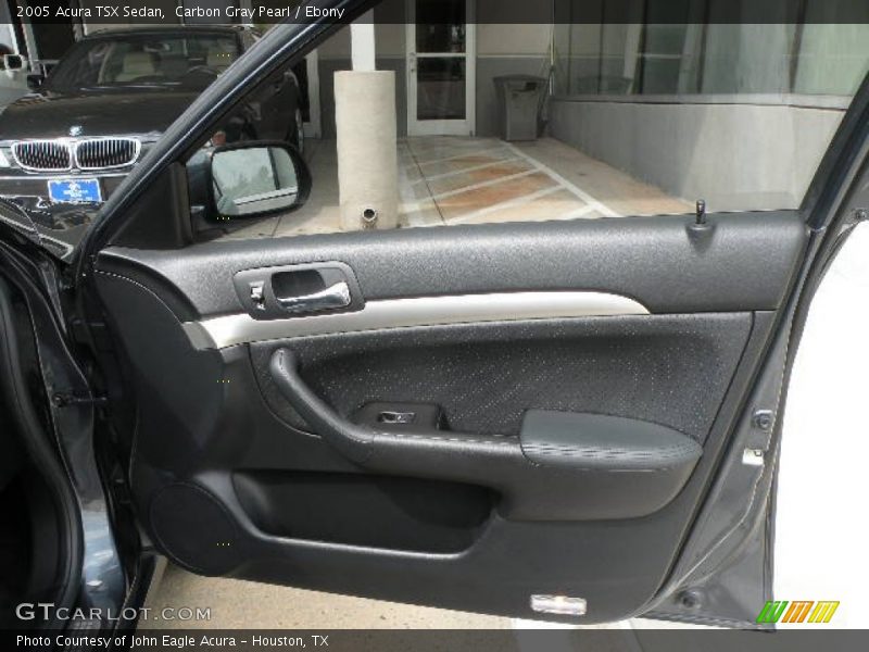 Carbon Gray Pearl / Ebony 2005 Acura TSX Sedan