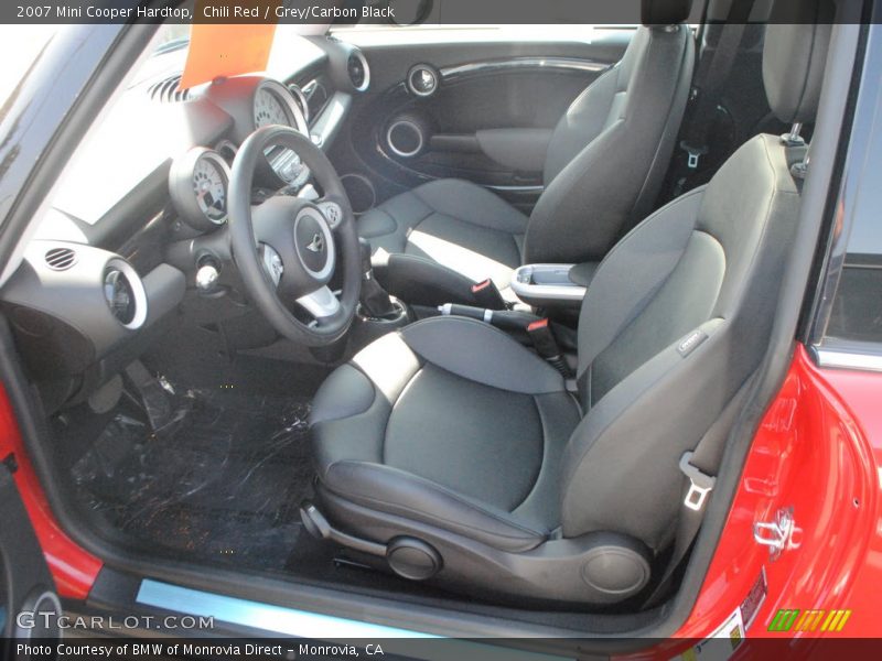 Chili Red / Grey/Carbon Black 2007 Mini Cooper Hardtop