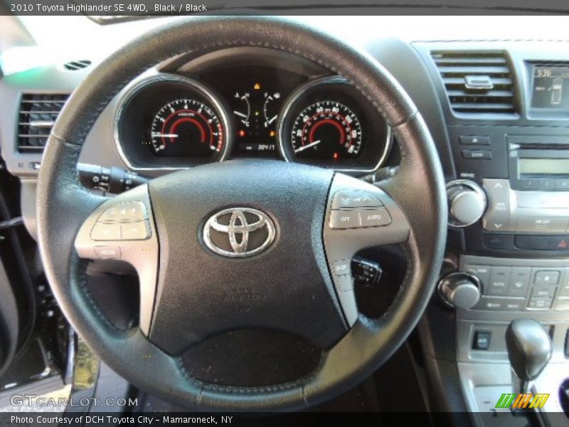 Black / Black 2010 Toyota Highlander SE 4WD