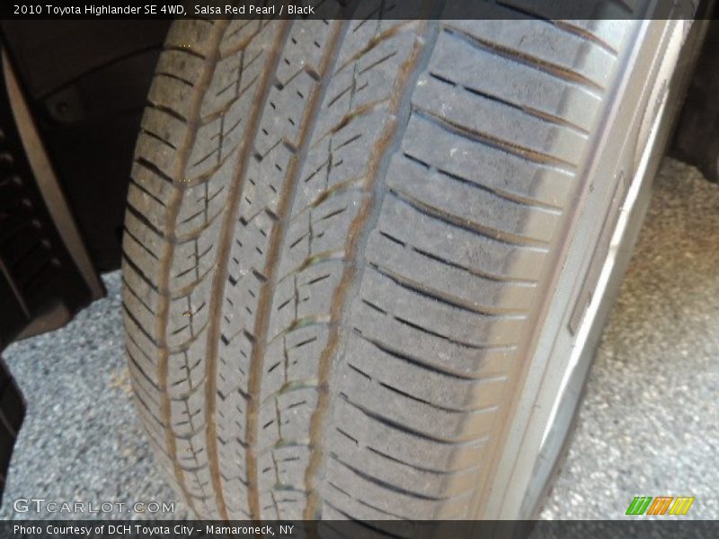 Salsa Red Pearl / Black 2010 Toyota Highlander SE 4WD