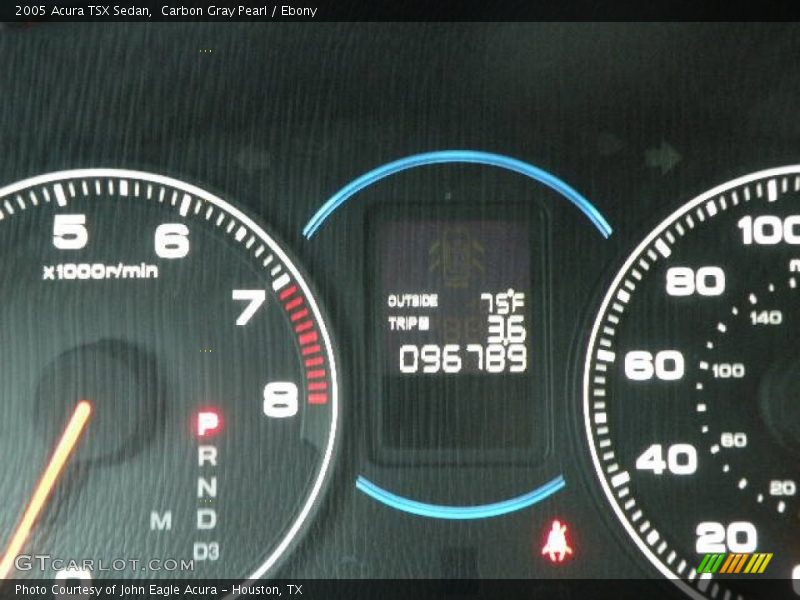 Carbon Gray Pearl / Ebony 2005 Acura TSX Sedan