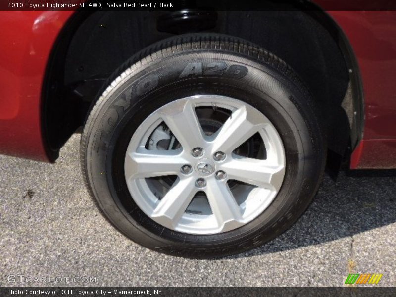 Salsa Red Pearl / Black 2010 Toyota Highlander SE 4WD