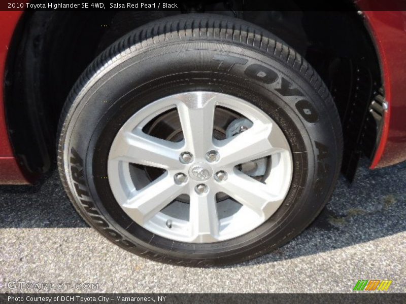 Salsa Red Pearl / Black 2010 Toyota Highlander SE 4WD