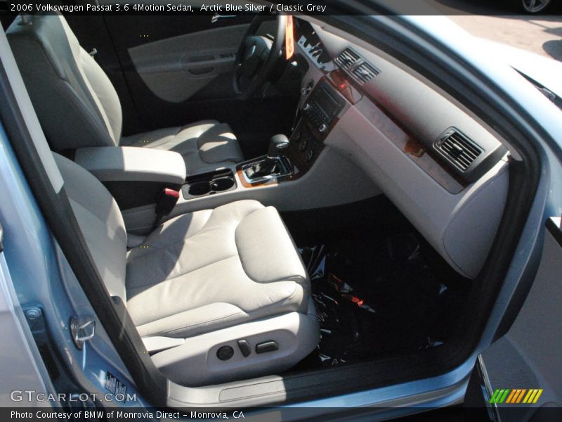 Arctic Blue Silver / Classic Grey 2006 Volkswagen Passat 3.6 4Motion Sedan