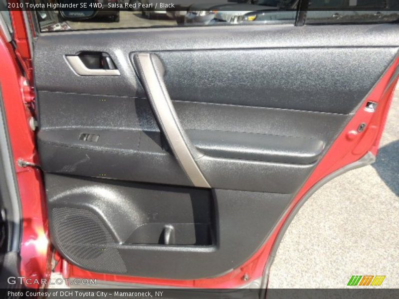 Salsa Red Pearl / Black 2010 Toyota Highlander SE 4WD