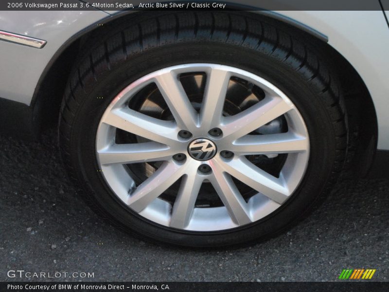 Arctic Blue Silver / Classic Grey 2006 Volkswagen Passat 3.6 4Motion Sedan